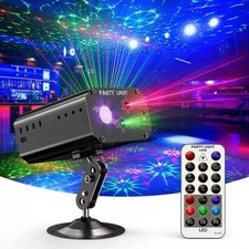 Party Lights Dj Disco Lights Strobe Stage Light Sound Activated Laser Llights...
