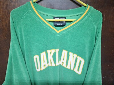 NIKE MLB Vintage Cooperstown Collection Oakland Athletics Fleece Pullover  3XL