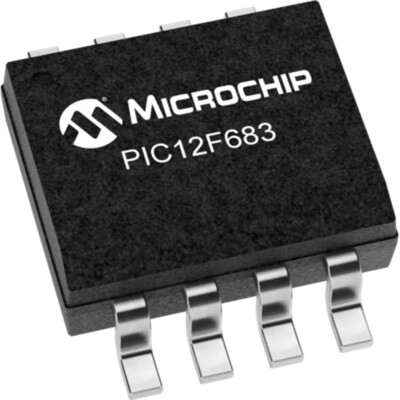 PIC12F683-I/SN Mikrocontroller 2Kx14 Flash 6I/O 20MHz SO8 Microchip