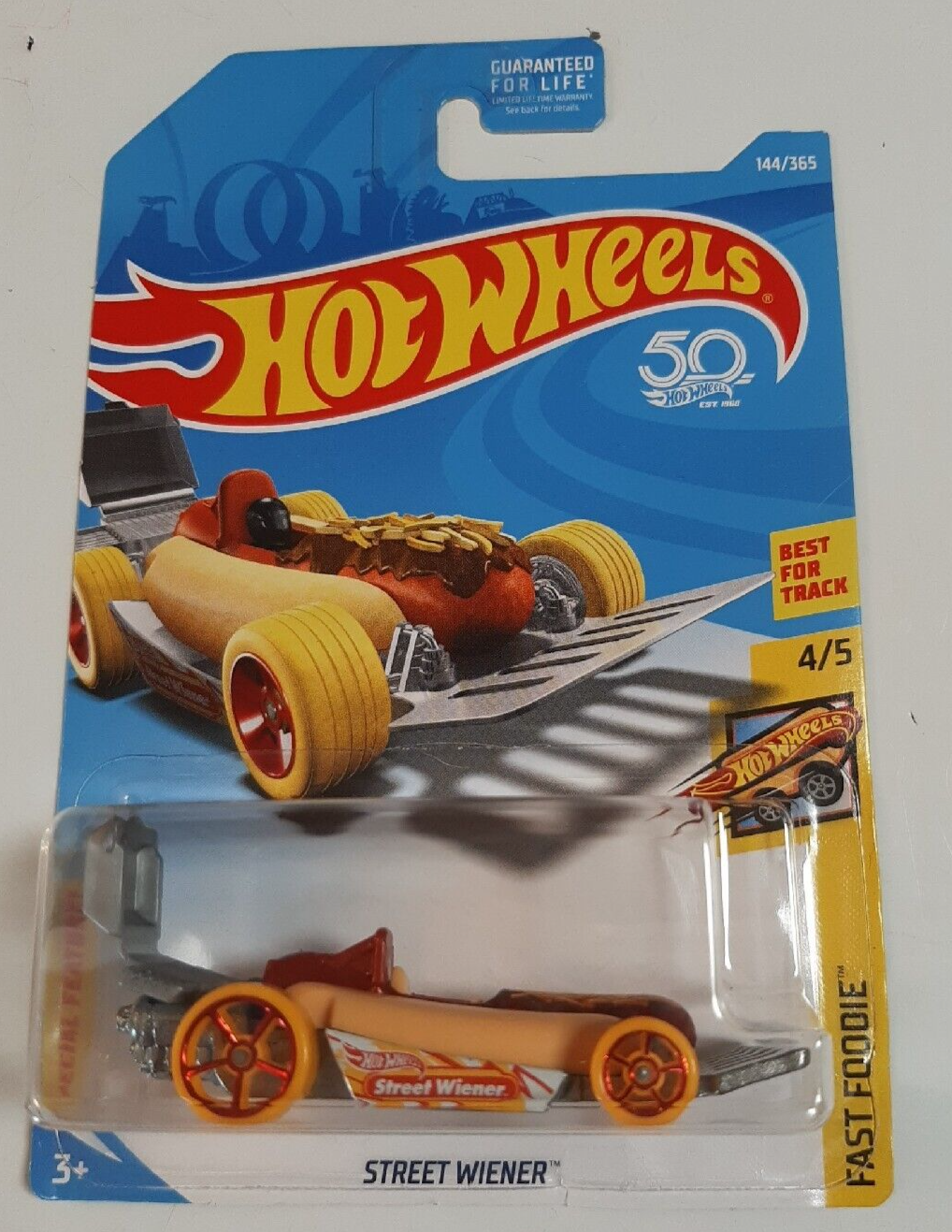 Hot Wheels Street Wiener 2017 Fast Foodie series 4/5 Hot Dog Grill Opens