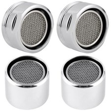 4 Pack Faucet Aerator Stainless Steel Kitchen Sink Aerator Faucet Filter with...