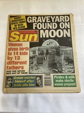 1990 November 27 Sun News, Graveyard Found on Moon (MH4)