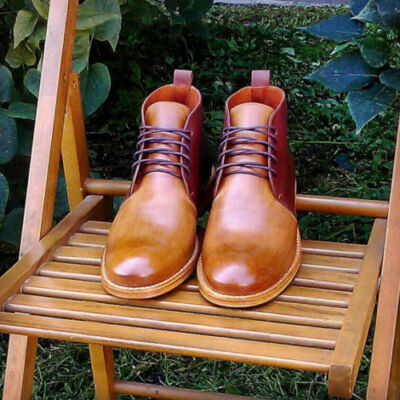 brown casual chukka boots mens