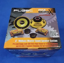 Pyle PLG8C 8" woofer 0.5" tweeter,600W Peak Custom Car Component Speakers (Pair)