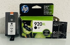 HP 920XL High Yield Black Genuine Ink Cartridge CD975AN Date: 11/2023 OPEN BOX