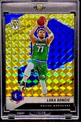 Luka Doncic RARE WAVE REFRACTOR INVESTMENT CARD PANINI MAVERICKS MINT