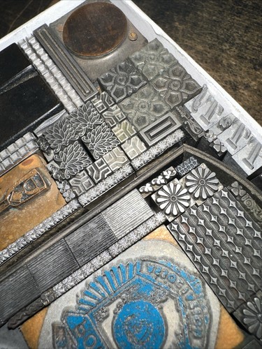 Printing Blocks Ornamentals Borders Dingbats. Beautiful Variety!! #ZA - Picture 7 of 19