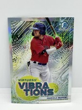 2022 Bowman Chrome Marcelo Mayer Virtuosic Vibrations REFRACTOR #VV-1 Red Sox