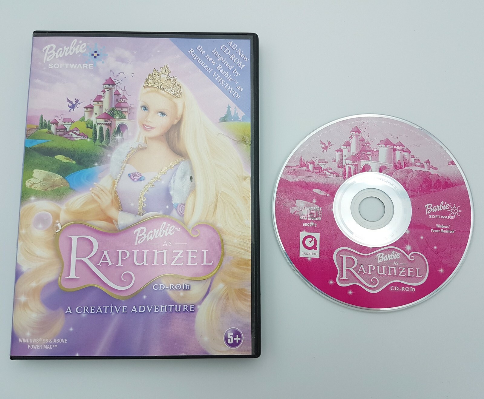 Barbie as Rapunzel - PC Mac CD-ROM - Windows, Power Macintosh