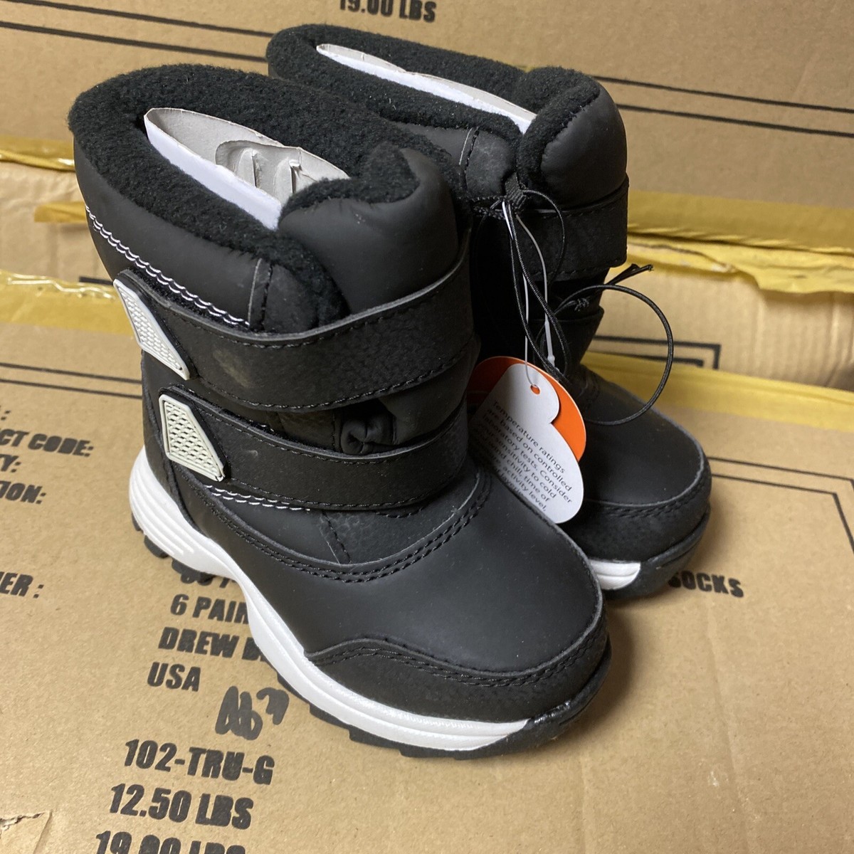 Wonder Nation Baby Toddler Boys/Girls Winter Snow Boots Size