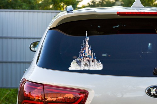 Disney Prinzessin Schloss Wandkunst Schlafzimmer Kinderzimmer Dekor Farbe Vinyl Aufkleber Aufkleber - Bild 6 von 7