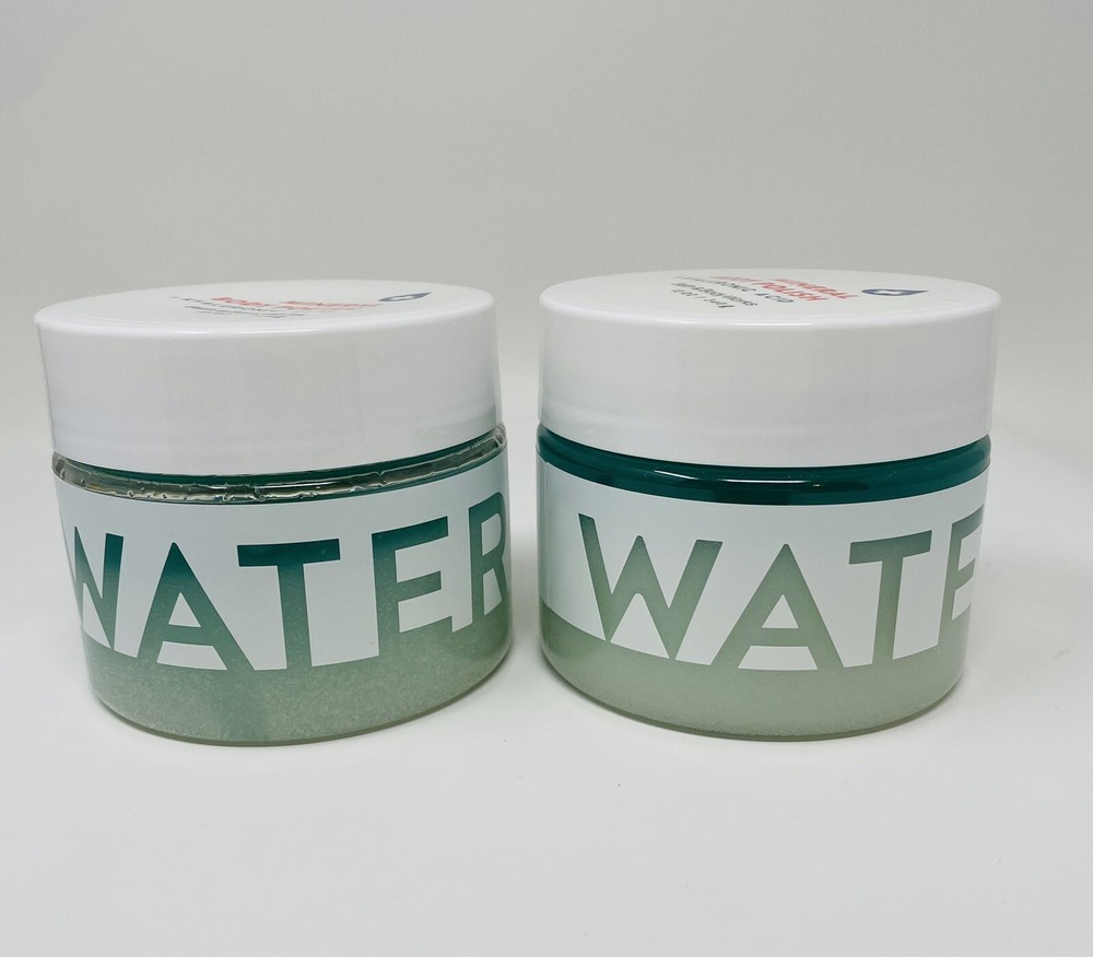 2 Bath & Body Works WATER Mineral Body Polish HYALURONIC ACID 12 oz Scrub SEALED