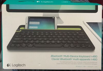 Logitech k480 Bluetooth Multi-Device Keyboard (Black)