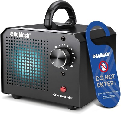 ROMECH Ozone Generator, High Capacity Ionizer Air Purifier Ozone Odor Eliminator