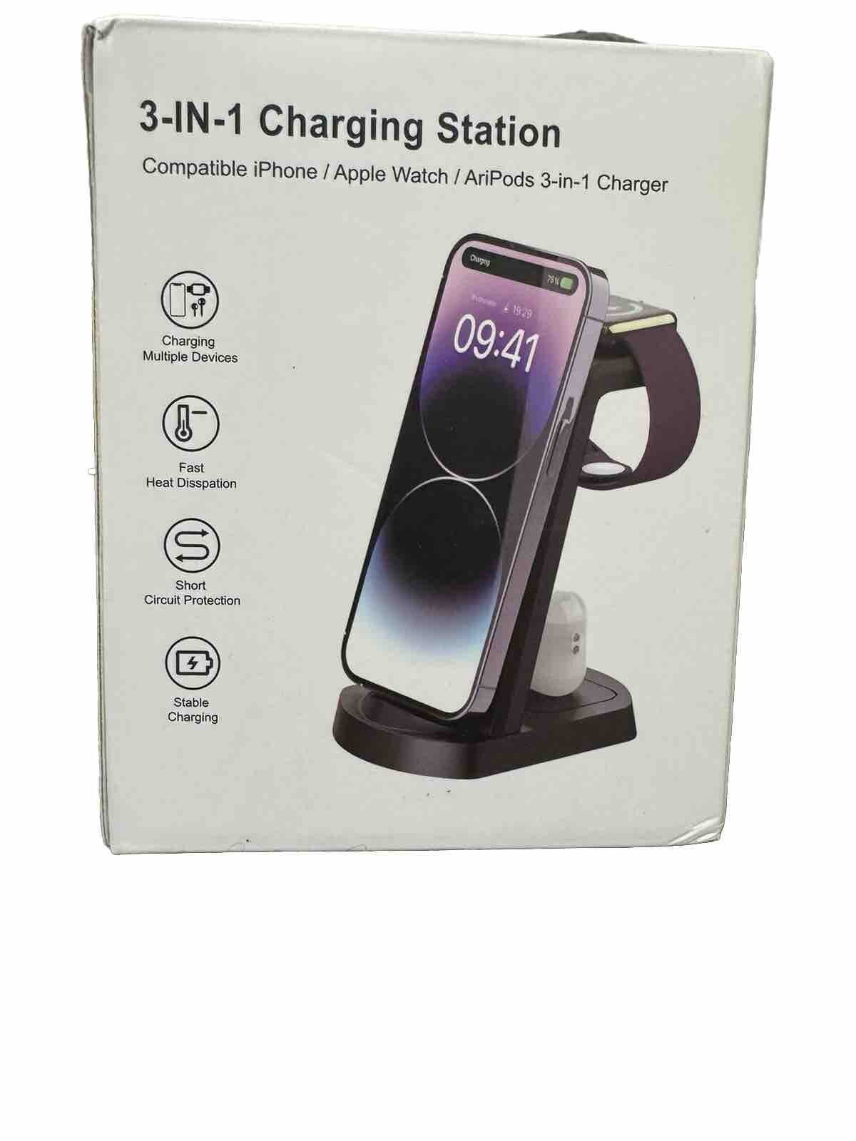 3in1 Charging Station- iPhone/Apple Watch/Air Pods-image