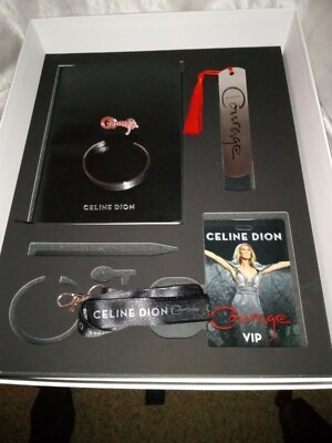 CELINE DION COURAGE WORLD TOUR VIP MERCHANDISE BOX COLLECTIBLE | eBay