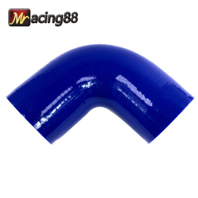 Blue 90 Degree 2.25'' Silicone hose Coupler 4 layer polyester high Blue