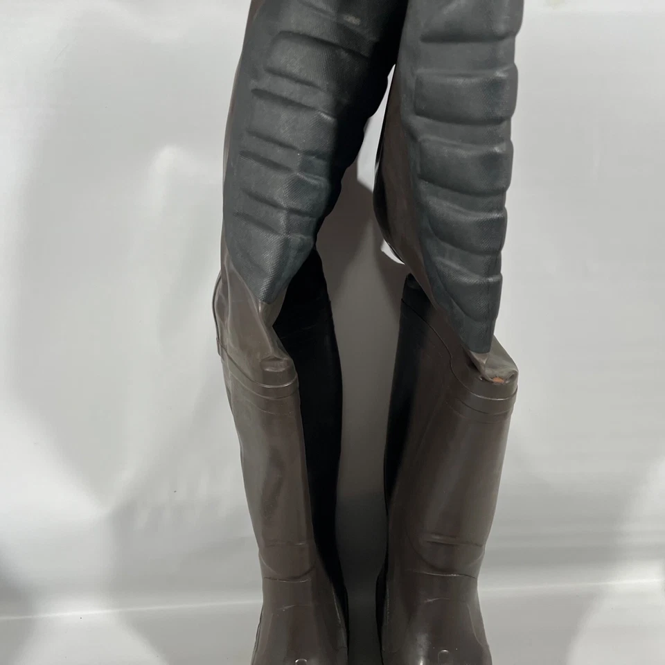 Vintage Flo-lite Steel Shank Hip Boots 12 Style D501-F Rubber Waders Fishing N - Image 3 of 4