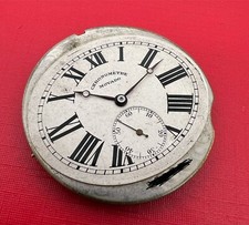 RARE VINTAGE ZENITH MOVADO REF 5719 YEAR 1920 MOVEMENT WORKING CHRONOMETER
