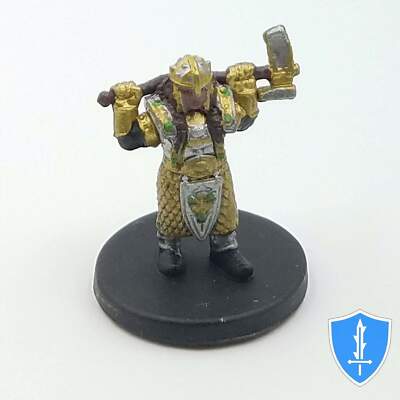 Gold Dwarf Cleric - Icons of the Realms #2 D&D Tyranny 2016 Starter