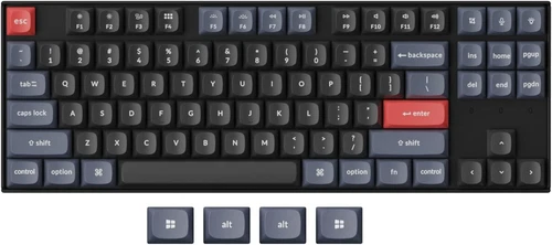 Keychron K8 Pro TKL Wireless Mechanical Keyboard QMK/VIA UK Layour Red Linear