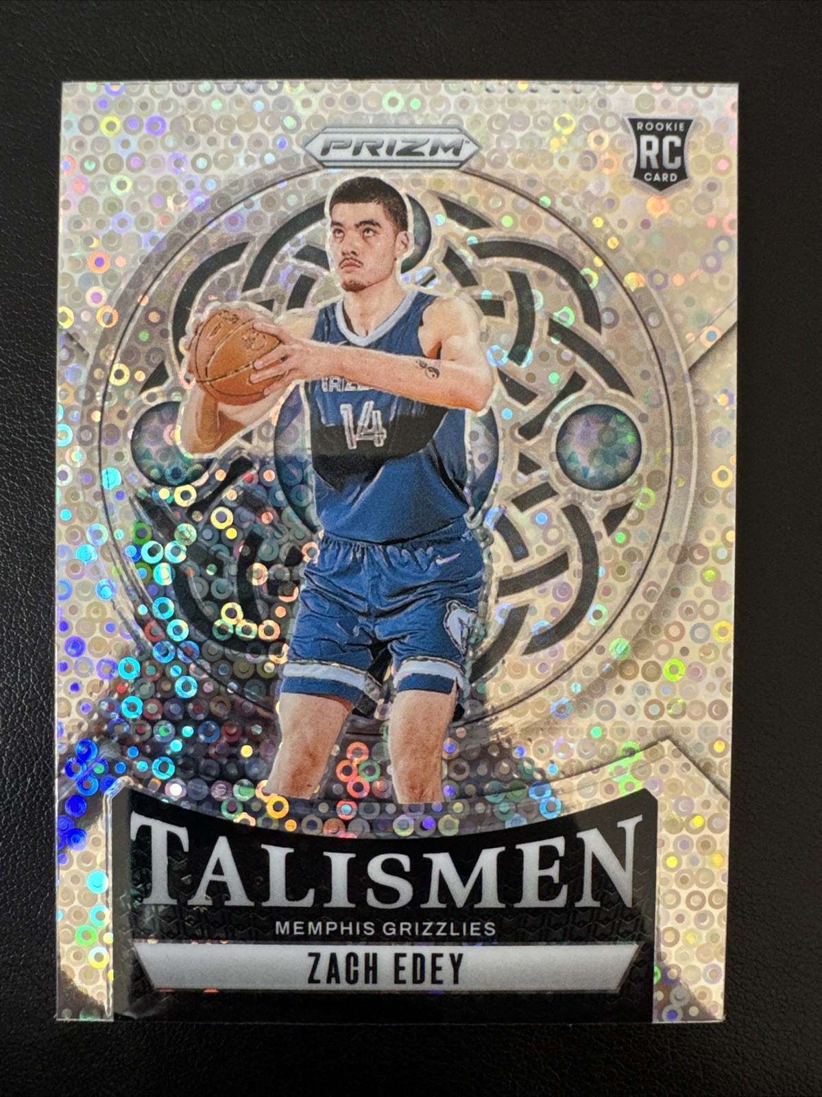 2024-25 Panini Prizm - Talismen Zach Edey #21 Fast Break Prizm (RC)