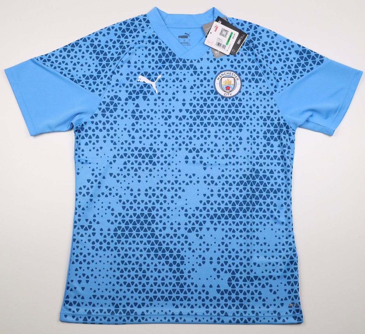 Manchester City Puma Dry Cell Training Kit Soccer Jersey - Men's
