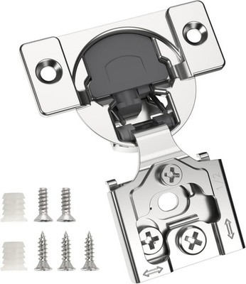 1/2'' Overlay Concealed Soft Close Hinge for Face Frame 1/2 inch Overlay 10 Pack