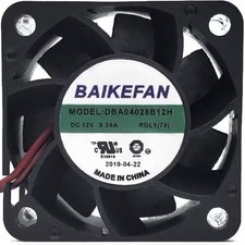 1PCS New BAIKEFAN Fan DBA04028B12H DC 12V 0.30A 2pin cooling fan 40 40 28mm
