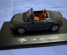 High Speed 1:43 MINICHAMPS AUDI TT ROADSTER METALLIC Gray And Orange No Case
