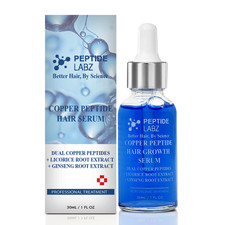 Copper Peptide Hair Serum with Copper Tripeptide-1   Scalp  Hair Care 1 oz