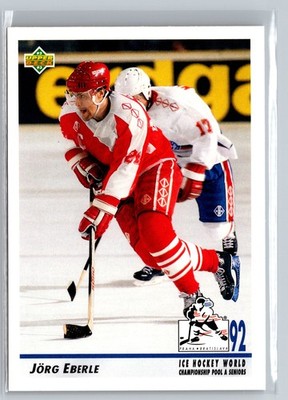 1992-93 Upper Deck #384 Jorg Eberle Switzerland