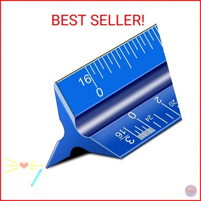 Architectural Scale Ruler, 12'' Imperial Architect Scale, Aluminum Engineer Scal