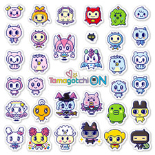 Tamagotchi On Stickers Fairy  Magic Pixel Art 34 Sticker Pack