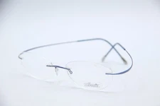 NEW SILHOUETTE 6686 40 6054 GUNMETAL BLUE AUTHENTIC FRAME EYEGLASSES 48-17