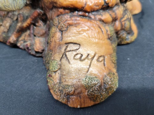 Figura Mapache John Raya Pottery Beasties Goofy De Colección Firmada EE. UU. 1988 5" - Imagen 10 de 24