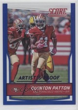 2016 Score Jumbo Artist's Proof 1/50 Quinton Patton #277 2o7