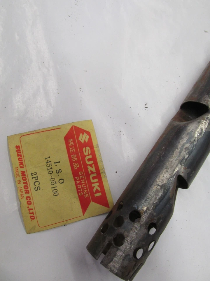 TUBO DEFLECTOR ESCAPE SUZUKI AS50 1969 NOS 14510-05100 Foto 2 de 2