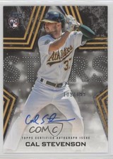 2023 Topps Series 2 Baseball Stars Black /199 Cal Stevenson #BSA-CST Auto 0vp1
