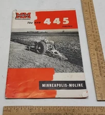 The New 445 TRACTORS - MINNEAPOLIS-MOLINE brochure - listing #7863