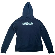 Gymshark Logo Pullover Women’s Hoodie Sweatshirt Black size Small Warm Fall