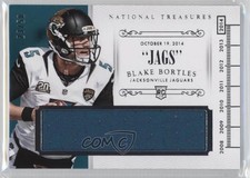 2014 Panini National Treasures Team Nicknames 23/50 Blake Bortles #TM-BB 0f8