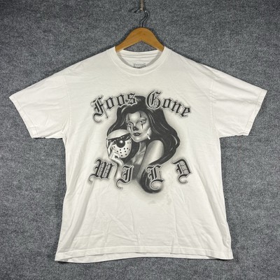 Foos Gone Wild T-Shirt Mens Large Lil Mr E Homie Cholo Chicano Lowrider