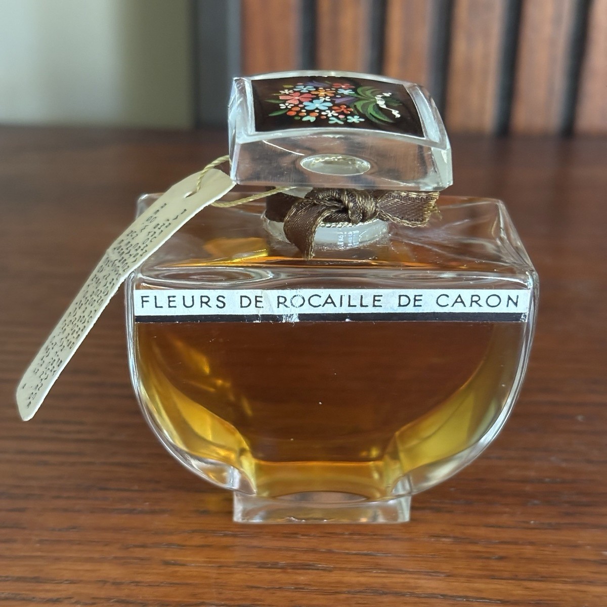 FLEURS DE ROCAILLE BY CARON 1 Oz 30ML VINTAGE PARFUM SPLASH Rope
