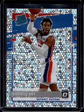 2020-21 Donruss Optic Saddiq Bey Fast Break Holo Prizm RC Rated Rookie #169