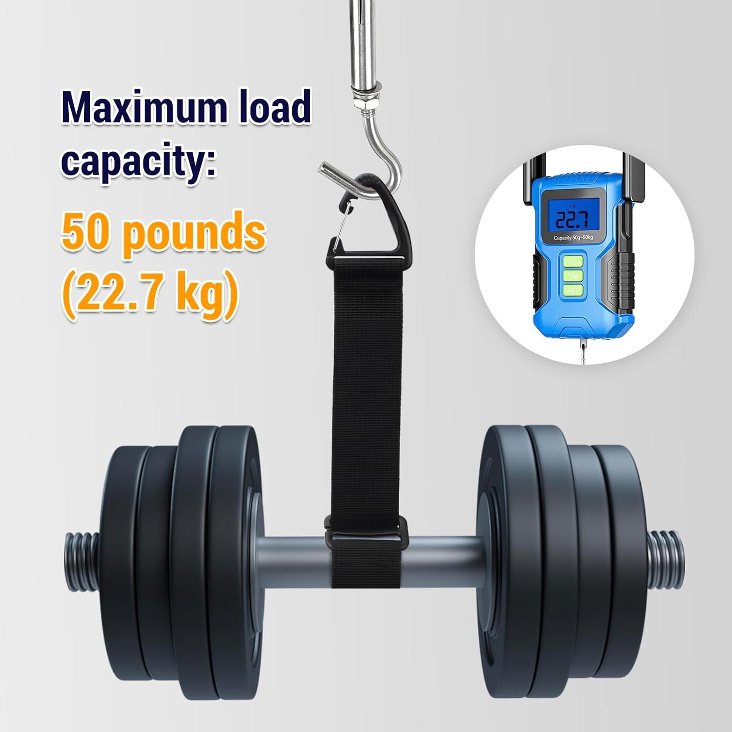 Easy Hang Extension Cord Holder Organizer, Tightened by Gravity, 2L/2S, Black 