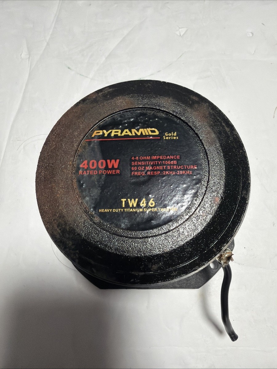 1 ) Super Tweeter Pyramid TW46 TW 46 Black 400W | eBay