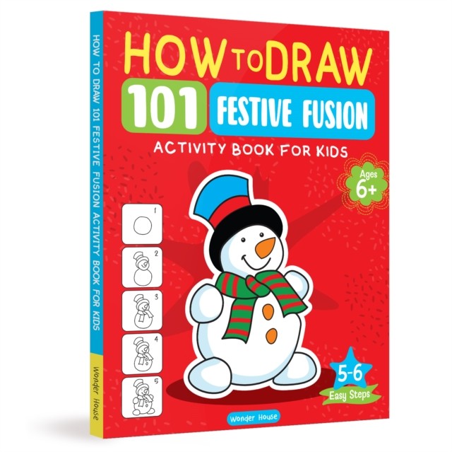 How To Draw: 101 Festive Fusion (Activity Books For Kids) (Ages 5+) Wonder House Books - Image 2