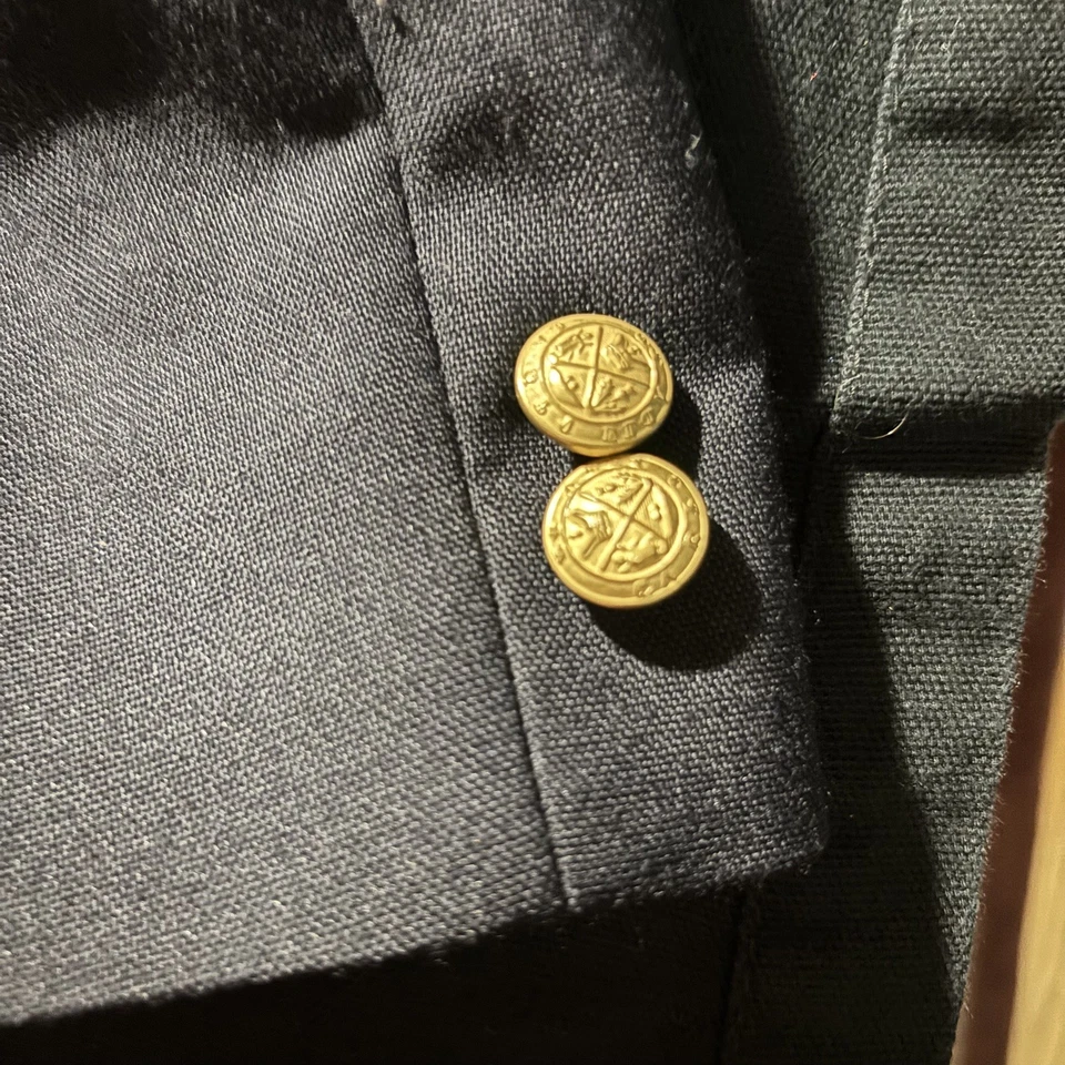 Blazer Dillards Class Club Boys Dos Botones Talla 14 Regular Azul Marino Clásico Foto 4 de 4