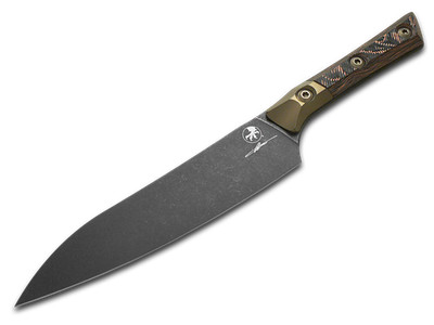 Microtech Knives 3400B-1DLCLWCFS Livewire Carbon Fiber Utility Kitchen Knife